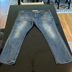 Alexander Julian Men's Classic Blue Straight Jeans